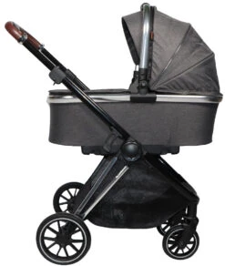 Ding Fenix Grey/Silver 3-in-1 Combi Kinderwagen Incl. Autostoel -Kinderwagenserie Winkel ding fenix greysilver kinderwagen11 1
