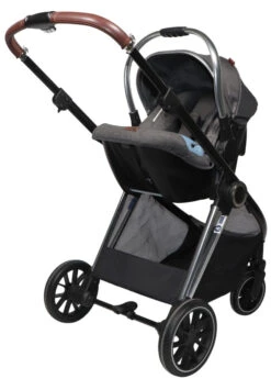 Ding Fenix Grey/Silver 3-in-1 Combi Kinderwagen Incl. Autostoel -Kinderwagenserie Winkel ding fenix greysilver kinderwagen15