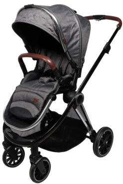 Ding Fenix Grey/Silver 3-in-1 Combi Kinderwagen Incl. Autostoel -Kinderwagenserie Winkel ding fenix greysilver kinderwagen2 1