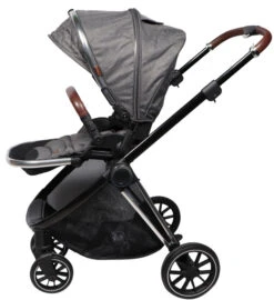 Ding Fenix Grey/Silver 3-in-1 Combi Kinderwagen Incl. Autostoel -Kinderwagenserie Winkel ding fenix greysilver kinderwagen4 1
