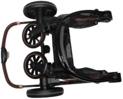 Ding Fenix Black/Black Kinderwagen DI-191701 -Kinderwagenserie Winkel ding fenix kinderwagen ingeklapt 4