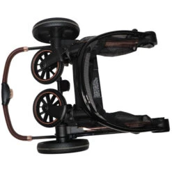 Ding Fenix Black/Black 3-in-1 Combi Kinderwagen Incl. Autostoel -Kinderwagenserie Winkel ding fenix kinderwagen ingeklapt 5 1