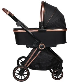Ding Fenix Black/Rose 3-in-1 Combi Kinderwagen Incl. Autostoel -Kinderwagenserie Winkel ding fenix rose kinderwagen11 1