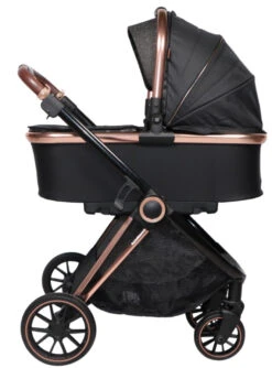 Ding Fenix Black/Rose 3-in-1 Combi Kinderwagen Incl. Autostoel -Kinderwagenserie Winkel ding fenix rose kinderwagen13 1