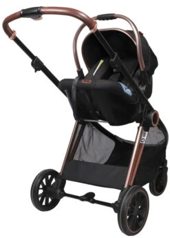 Ding Fenix Black/Rose 3-in-1 Combi Kinderwagen Incl. Autostoel -Kinderwagenserie Winkel ding fenix rose kinderwagen14