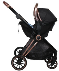 Ding Fenix Black/Rose 3-in-1 Combi Kinderwagen Incl. Autostoel -Kinderwagenserie Winkel ding fenix rose kinderwagen20