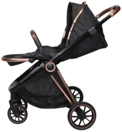 Ding Fenix Black/Rose 3-in-1 Combi Kinderwagen Incl. Autostoel -Kinderwagenserie Winkel ding fenix rose kinderwagen5 1