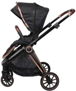Ding Fenix Black/Rose 3-in-1 Combi Kinderwagen Incl. Autostoel -Kinderwagenserie Winkel ding fenix rose kinderwagen6 1