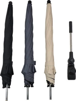 Ding Zwart UV Buggy Parasol DI-252421 -Kinderwagenserie Winkel ding zand uv buggy parasol 2 1