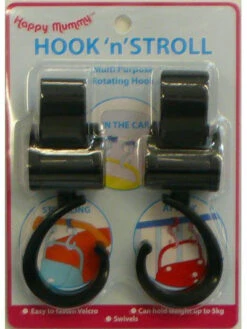 Hook 'n Stroll Tassenhaak 2 Stuks -Kinderwagenserie Winkel hook and stroll tassenhaak 4