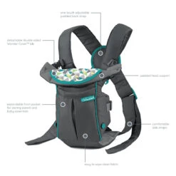 Infantino Swift Classic Grey Draagzak BK-300105 -Kinderwagenserie Winkel infantino swift classic grey draagzak bk 300105 5