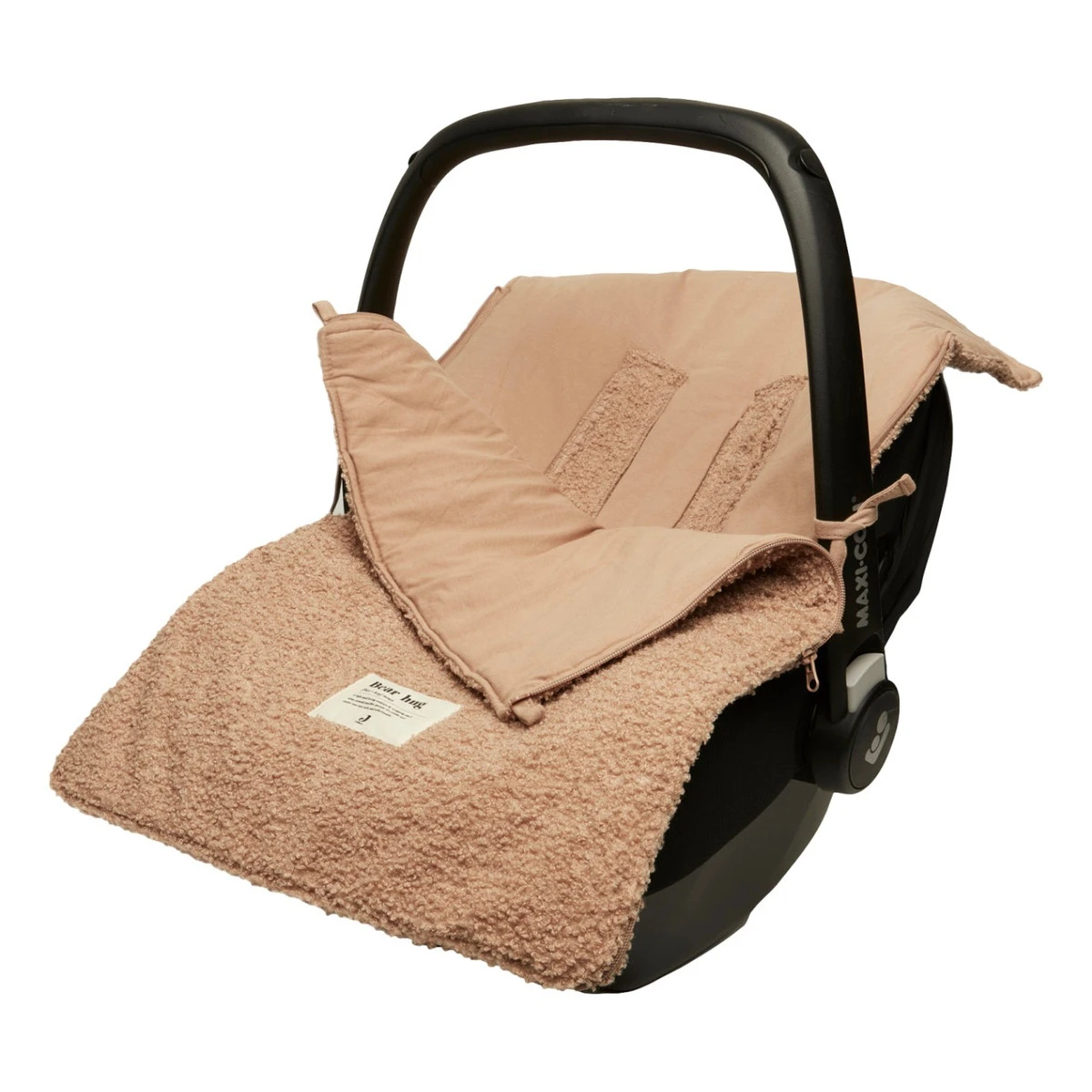 Jollein Boucle Biscuit 3/5 Punts 0-9 Maanden Autostoel Voetenzak 025-811-66067