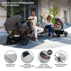 Kinderkraft A-Tour Light Grey 3-in-1 Kinderwagen Incl. Autostoel KSATOU00LGR3000 -Kinderwagenserie Winkel kinderkraft a tour light grey 3 in 1 kinderwagen incl. autostoel ksatou00lgr3000 12