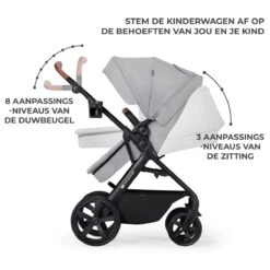 Kinderkraft A-Tour Light Grey 3-in-1 Kinderwagen Incl. Autostoel KSATOU00LGR3000 -Kinderwagenserie Winkel kinderkraft a tour light grey 3 in 1 kinderwagen incl. autostoel ksatou00lgr3000 8