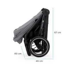 Kinderkraft Nea Deep Grey 2-in-1 Kinderwagen KSNEA000DGR2000 -Kinderwagenserie Winkel kinderkraft nea 2 in 1 kinderwagen sfeer 6 1