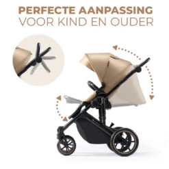 Kinderkraft Prime 2 Sandrose Beige 3-in-1 Kinderwagen Incl. Autostoel KSPRIM02BEG3000 -Kinderwagenserie Winkel kinderkraft prime 2 beige 3 in 1 kinderwagen ksprim02beg3000 7