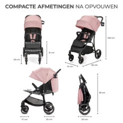 Kinderkraft Trig 2 Grey Wandelwagen KSTRIG2TGRY0000 -Kinderwagenserie Winkel kinderkraft trig 2 pink wandelwagen kstrig2tpnk0000 2 1