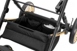 Kunert Ivento Premium Gold Deep Black 2-in-1 Kinderwagen IVE-12-GOLD -Kinderwagenserie Winkel kunert ivento premium gold caramel macchiato 2 in 1 kinderwagen ive 10 gold 6