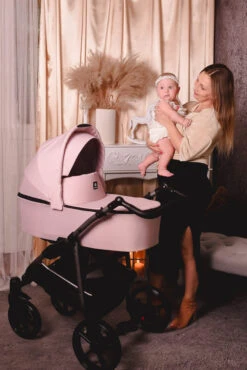 Kunert Mata Black Pink 2-in-1 Combi Kinderwagen MATA-06-BLACK -Kinderwagenserie Winkel kunert mata black pink 2 in 1 combi kinderwagen mata 06 black 5