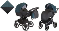 Kunert Talisman Black Green 2-in-1 Kinderwagen TA-04-BLACK -Kinderwagenserie Winkel kunert talisman black green 2 in 1 kinderwagen ta 04 black 0