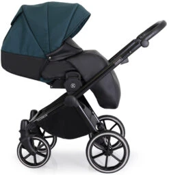 Kunert Talisman Black Flowers 2-in-1 Kinderwagen TA-01-BLACK -Kinderwagenserie Winkel kunert talisman black green 2 in 1 kinderwagen ta 04 black 8