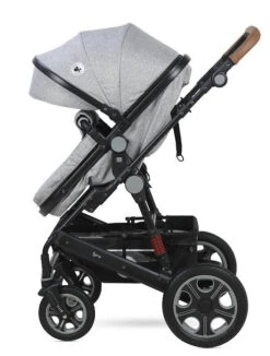 Lorelli Lora Cool Grey Elephants 3-in-1 Combi Kinderwagen Incl. Autostoel 1002128-2123D -Kinderwagenserie Winkel lorelli lora cool grey elephants 3 in 1 5