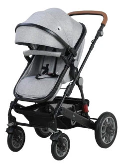 Lorelli Lora Cool Grey Elephants 3-in-1 Combi Kinderwagen Incl. Autostoel 1002128-2123D -Kinderwagenserie Winkel lorelli lora cool grey elephants 3 in 1 6