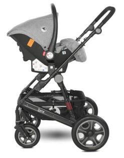 Lorelli Lora Cool Grey Elephants 3-in-1 Combi Kinderwagen Incl. Autostoel 1002128-2123D -Kinderwagenserie Winkel lorelli lora cool grey elephants 3 in 1 8