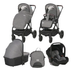 Lorelli Aria Grey 3-in-1 Kinderwagen Incl. Autostoel 1002177-2325 -Kinderwagenserie Winkel lorelli aria grey 3 in 1 combi 1002177 2325 11