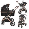 Lorelli Glory Black Diamonds 3-in-1 Combi Kinderwagen Incl. Autostoel 1002176-2304 -Kinderwagenserie Winkel lorelli glory black diamonds 3 in 1 combi kinderwagen incl. autostoel 1002176 2304