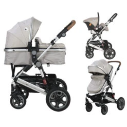 Lorelli Lora String Dots 3-in-1 Combi Kinderwagen Incl. Autostoel 1002128-2115D