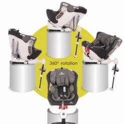 Lorelli Pegasus 360° Dark/Light Grey 0-36 Kg Isofix Autostoel 1007146-2104 -Kinderwagenserie Winkel lorelli pegasus 0 36 kg isofix autostoel 12 1 3