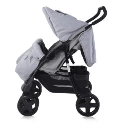 Lorelli Twin Cool Grey Duowagen Incl. Luiertas 1002007-2386 -Kinderwagenserie Winkel lorelli twin cool grey duowagen incl. luiertas 1002007 2386 3