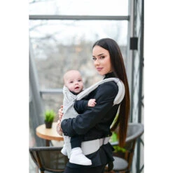 Lorelli Wally Grey Floral Ergonomische Draagzak 1001016-0001 -Kinderwagenserie Winkel lorelli wally grey floral ergonomische draagzak 1001016 0001 6