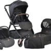 Cangaroo Macan Black 3-in-1 Combi Kinderwagen Incl. Autostoel 2826 -Kinderwagenserie Winkel macan black kinderwagen