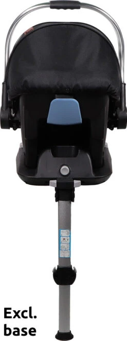 Ding Amigo Black/Silver 0-13kg Autostoel DI-191708 -Kinderwagenserie Winkel mamaloes ding amigo black sliver autostoel 040 1