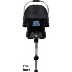 Ding Fenix Black/Black Autostoel 0-13kg -Kinderwagenserie Winkel mamaloes ding amigo black sliver autostoel 040 1 1