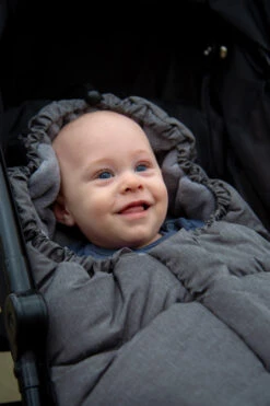 Ding Grey Deluxe Universele Buggy/Wandelwagen Voetenzak DI-252425 -Kinderwagenserie Winkel mamaloes ding voetenzak deluxe 02