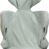 MamaLoes Badstof Stone Green Groep 2/3 Autostoelhoes ML6487 -Kinderwagenserie Winkel mamaloes badstof stone green groep 2 3 autostoelhoes ml6487 01