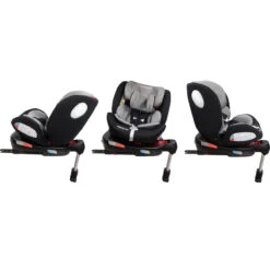 MamaLoes Max Grijs/Zwart 360° Isofix Autostoel 0-36kg ML050214 -Kinderwagenserie Winkel mamaloes max grijs zwart 360 isofix autostoel 0 36kg ml050214 2 1