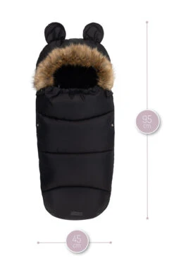 Momi Black Universele Voetenzak AKCE00032 -Kinderwagenserie Winkel momi black universele voetenzak akce00032 8