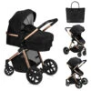 Momi Limuru Black 2-in-1 Combi Kinderwagen WOSP00029 -Kinderwagenserie Winkel momi limuru black 2 in 1 combi kinderwagen wosp00029 1