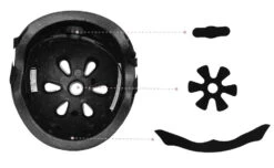 Momi Mimi Matte Grey 47-58 Cm Kinderhelm ROBI00049 -Kinderwagenserie Winkel momi mimi matte grey 47 58 cm kinderhelm robi00049 4