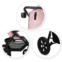 Momi Miya Pink Wandelwagen WOSP00031 -Kinderwagenserie Winkel momi miya pink wandelwagen wosp00031 10