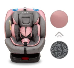 Momi Tordi Roze Isofix 360° 0-36 Kg Autostoel FOSA00018 -Kinderwagenserie Winkel momi tordi roze isofix 360 0 36 kg autostoel fosa00018 11