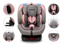 Momi Tordi Roze Isofix 360° 0-36 Kg Autostoel FOSA00018 -Kinderwagenserie Winkel momi tordi roze isofix 360 0 36 kg autostoel fosa00018 12