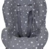 Sevibaby Grey Star Groep 1 Autostoelhoes 361-13 -Kinderwagenserie Winkel sevibaby grey star groep 1 autostoelhoes 361 13