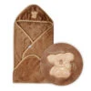 Babymatex Koala Bruin 95x95 Cm Microvezel Wikkeldeken Voor Autostoel TB0149_17 -Kinderwagenserie Winkel tb0149 17 1