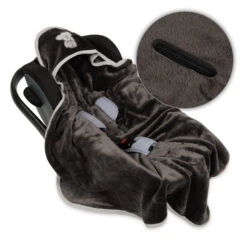 Babymatex Koala Grijs 95x95 Cm Microvezel Wikkeldeken Voor Autostoel TB0149_45 -Kinderwagenserie Winkel tb0149 45