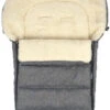 Zaffiro Wol Grijs Melange Universele Afritsbare Voetenzak S77 -Kinderwagenserie Winkel zaffiro voetenzak grey melange wol 1
